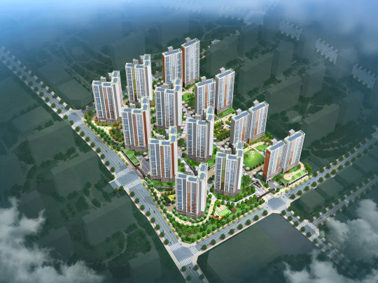 검단신도시 호반베르디움 조감도<호반산업 제공>